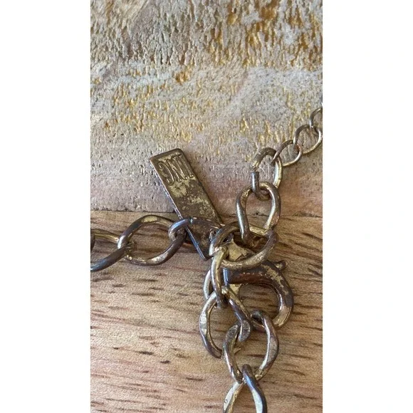 INC Statement Necklace In Pink Yellow And Gold Stones - Picture 5 of 5